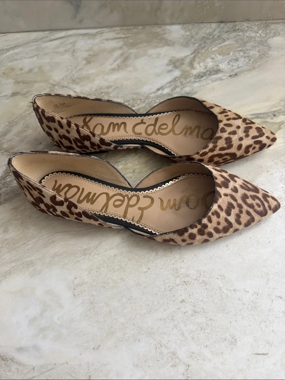 Sam Edelman animal print flats women’s size 7 - Picture 4 of 6